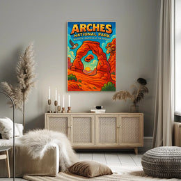 Arches National Park Adventure Travel Poster