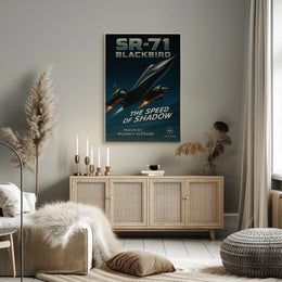 SR-71 Blackbird The Speed of Shadow Poster
