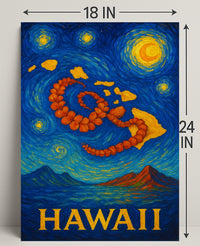 Hawaii A Starry Tribute Poster PosterGoat