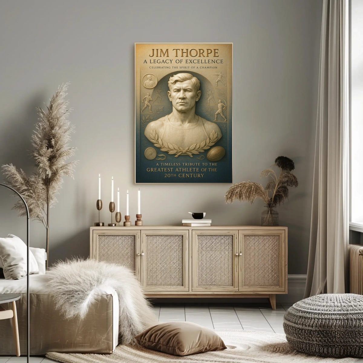 Jim Thorpe A Legacy of Excellence Poster