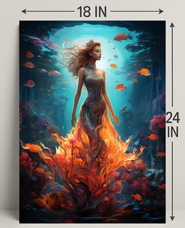 Oceanic Elegance Poster