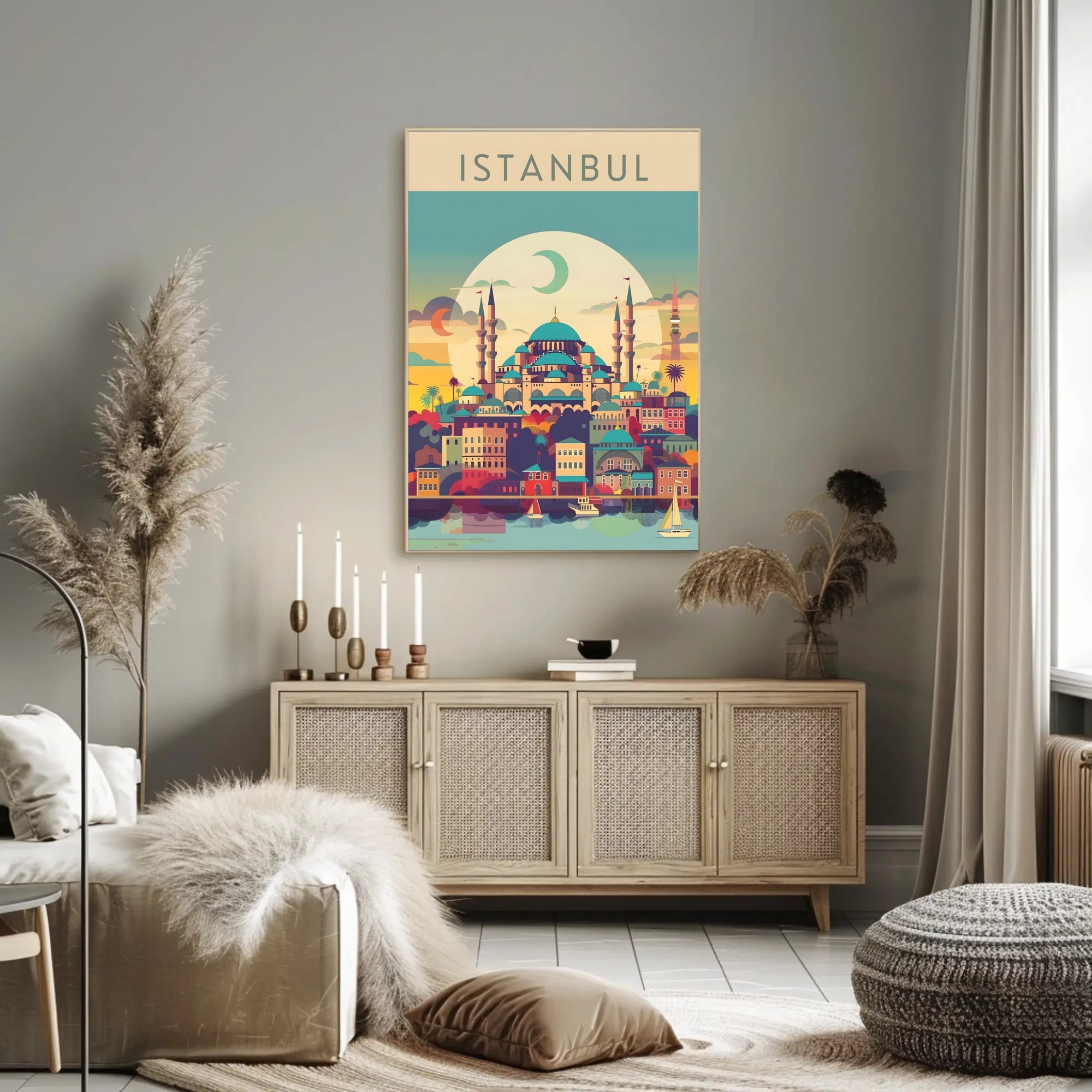 Vibrant Istanbul Poster