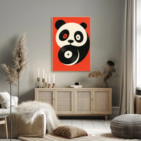 Panda Vinyl Vibes Poster