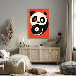 Panda Vinyl Vibes Poster