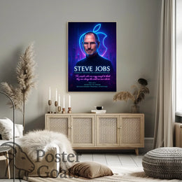 Steve Jobs Visionary Quote Motivational or Quote Poster