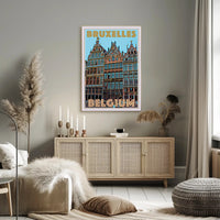 Brussels Architectural Heritage Celebration Cultural or Heritage Poster PosterGoat