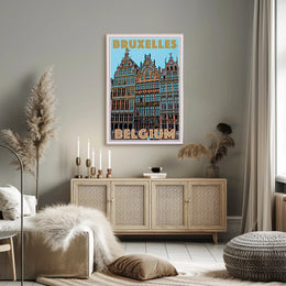 Brussels Architectural Heritage Celebration Cultural or Heritage Poster PosterGoat