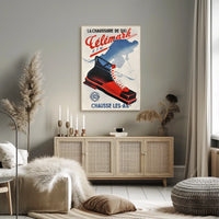Célémark Ski Boots Advertisement Poster