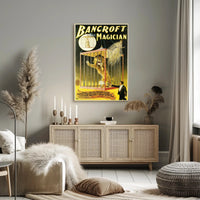 Bancroft The Magician Vintage Poster - Cultural or Heritage Poster
