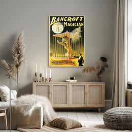 Bancroft The Magician Vintage Poster - Cultural or Heritage Poster