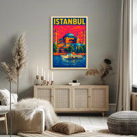 Istanbul A Vibrant Cityscape Poster