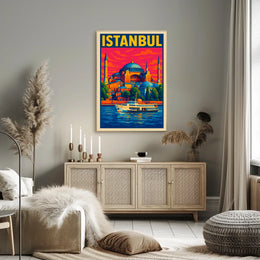 Istanbul A Vibrant Cityscape Poster