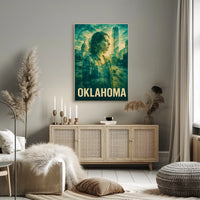 Oklahoma A Modern Reflection Poster