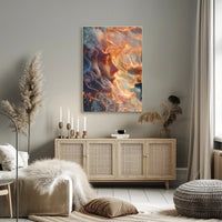 Mystical Wizard in Enchanted Library Poster PosterGoat