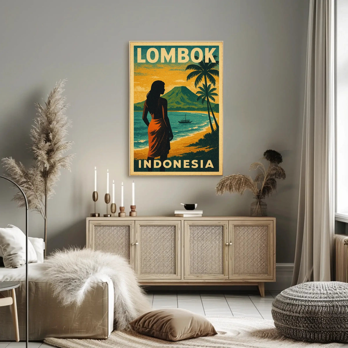 Lombok, Indonesia Poster