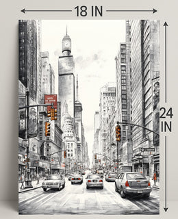 Urban Streetscape Poster