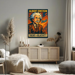 Albert Einstein Theory Of Relativity Poster