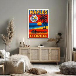 Welcome to Naples, Florida Poster PosterGoat