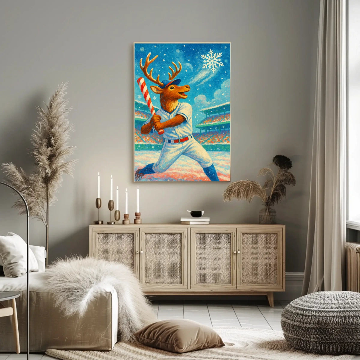 Winter Wonderland Baseball Poster