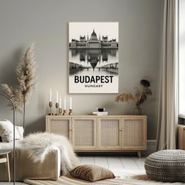 Budapest Reflection Poster