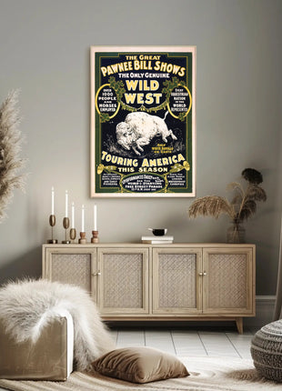 The Great Pawnee Bill Wild West Show Poster