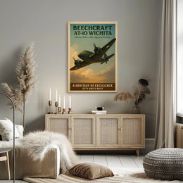Beechcraft AT-10 Wichita Legend of the Skies Poster