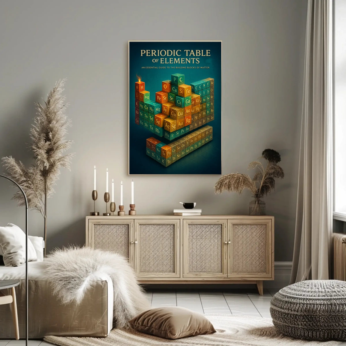 The Periodic Table Of Elements Poster