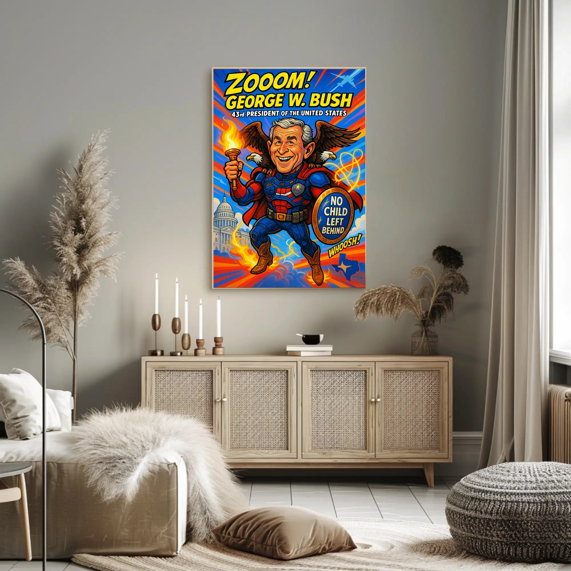 George W. Bush 43rd President Poster PosterGoat
