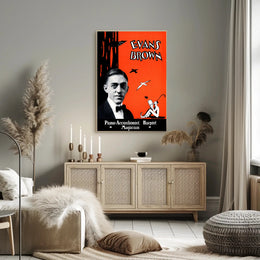 Evans Brown Vintage Art Deco Performer Poster