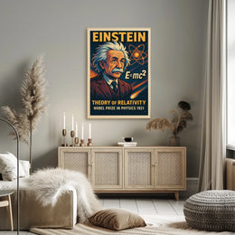 Albert Einstein Nobel Prize In Physics Poster