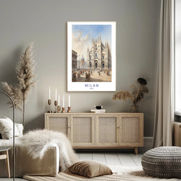Milan Cathedral Gothic Architecture Cultural Heritage Poster PosterGoat