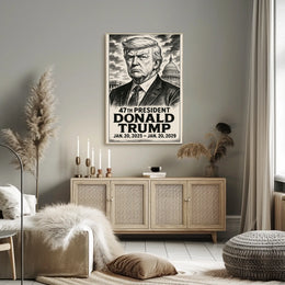 Donald Trump 47th President Poster