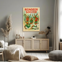 Reindeer Soccer Extravaganza Poster