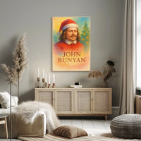 John Bunyan Christmas Festive Historical Portrait Poster