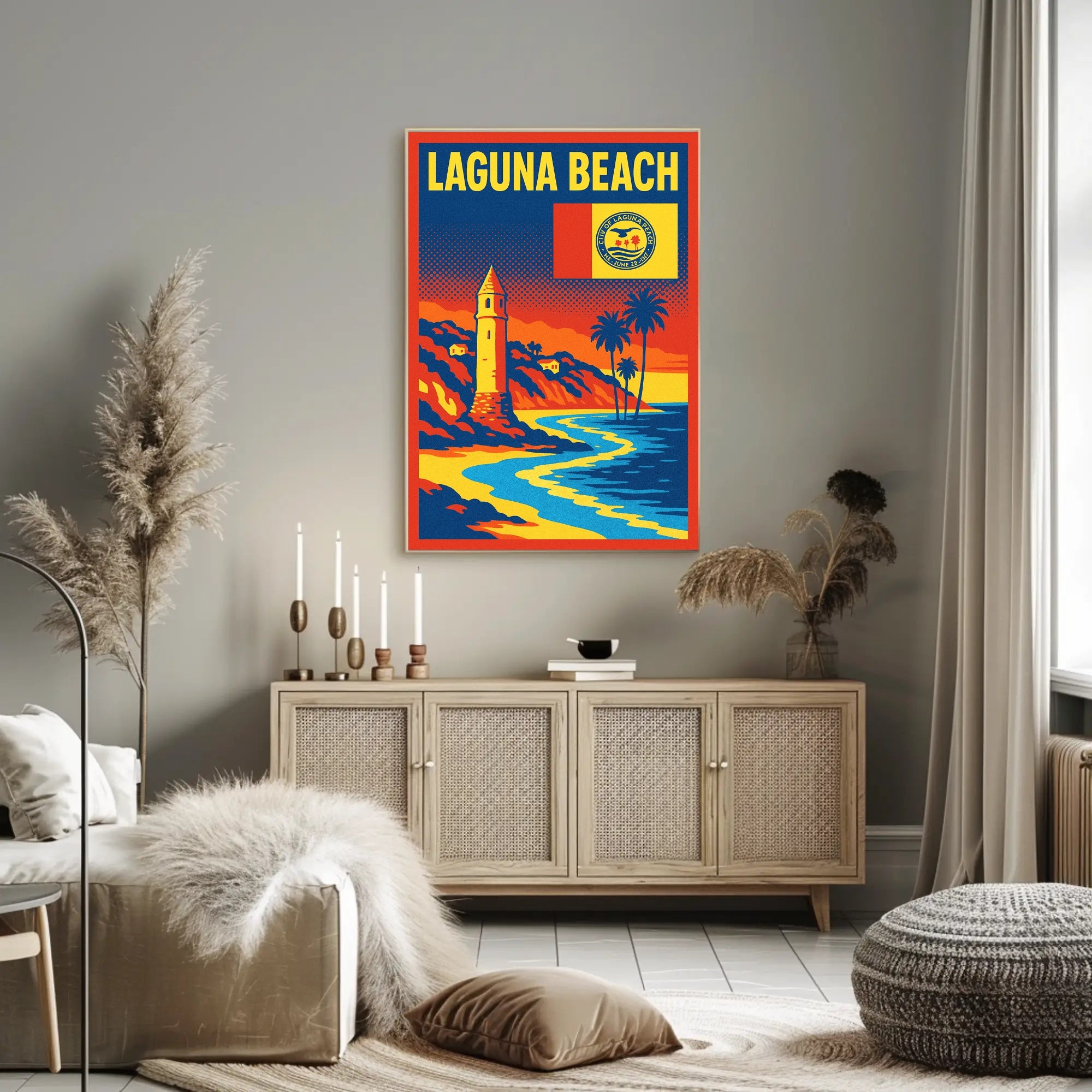 Laguna Beach Scenic Poster PosterGoat