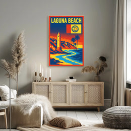 Laguna Beach Scenic Poster PosterGoat