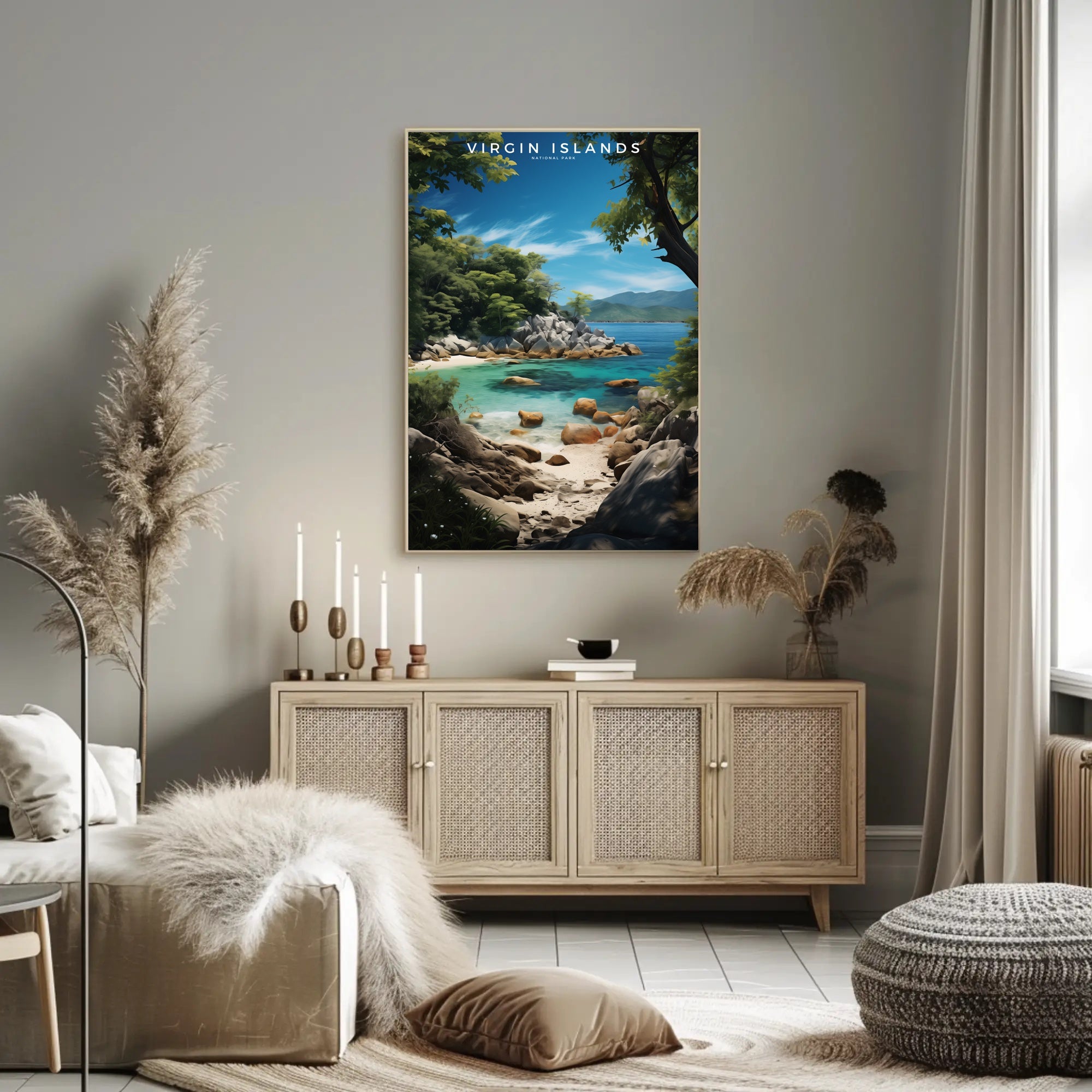 Virgin Islands National Park Travel Poster Print