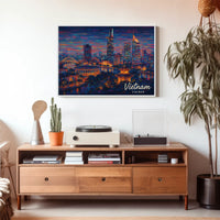 Vietnam Skyline Poster