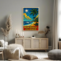 Marshall Islands Paradise Poster