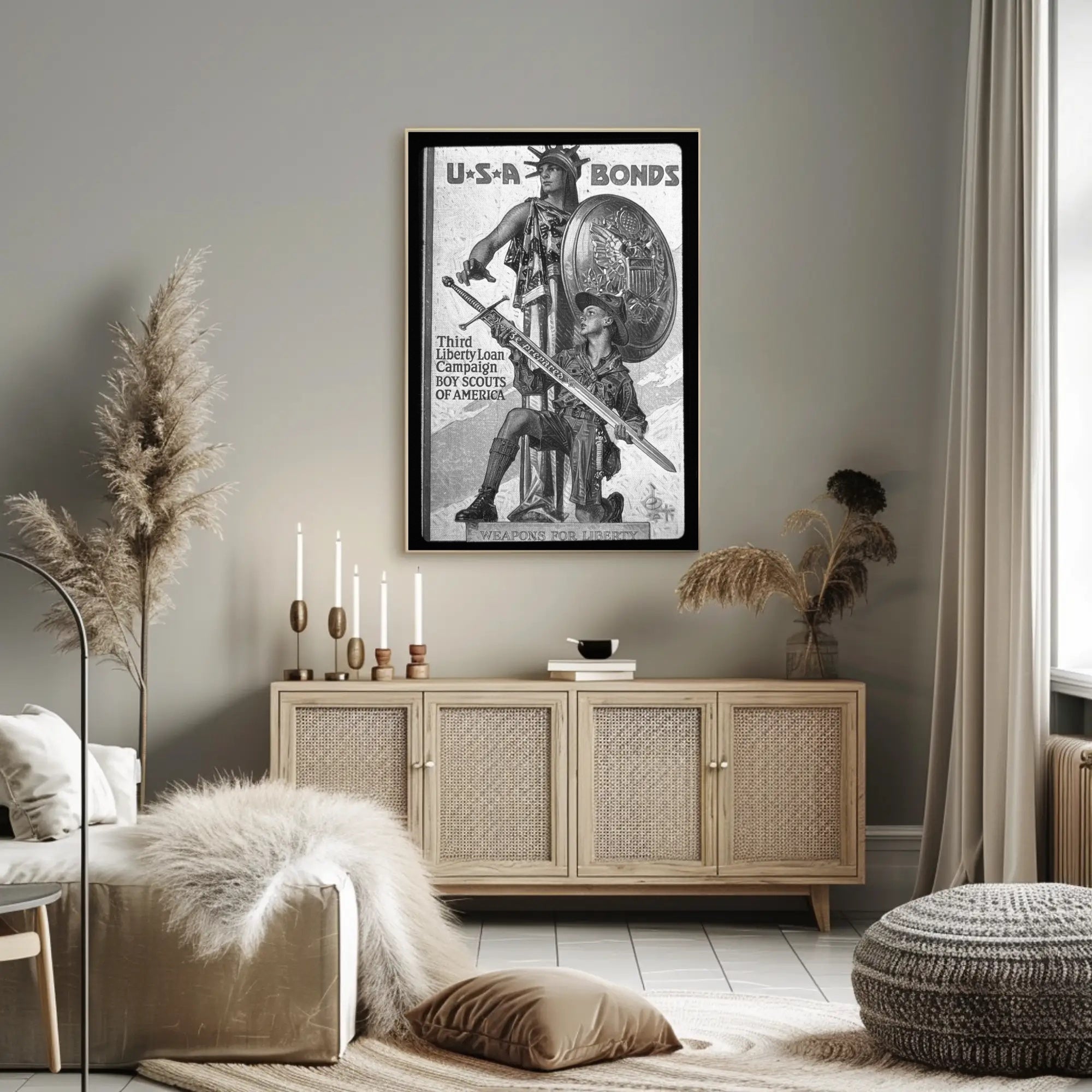Third Liberty Loan Campaign Poster PosterGoat
