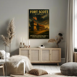 Fort Scott, Kansas Civil War-Era Post Poster