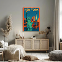 New York Cityscape Poster