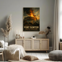 Fort Sumter The Dawn Of The Civil War Poster