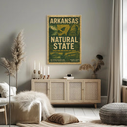 Arkansas The Natural State Poster