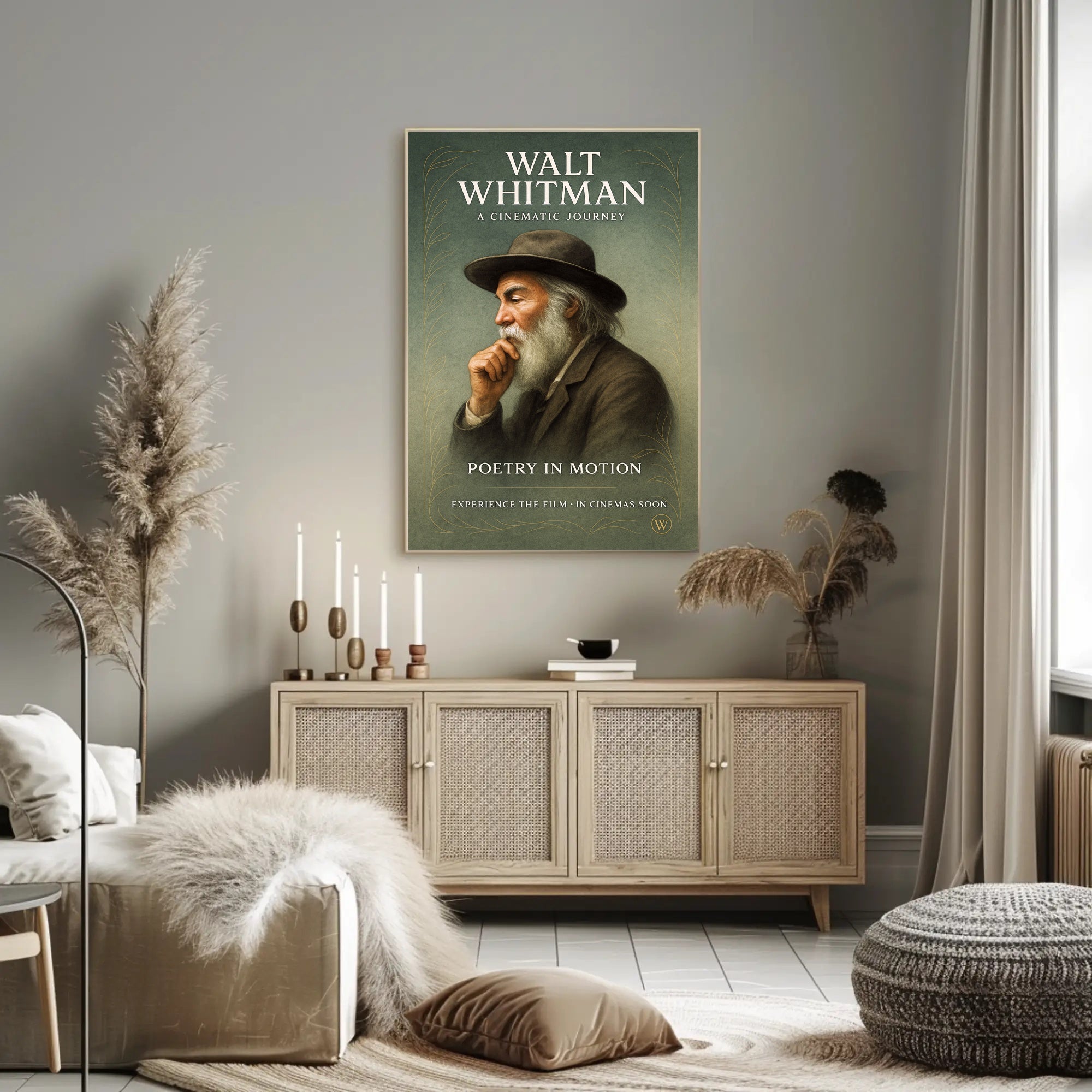 Walt Whitman A Cinematic Journey Poster PosterGoat