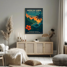 American Samoa: Hidden Gem National Park Poster