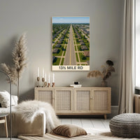 13½ Mile Road Poster