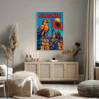 Albania A Vibrant Tribute Poster