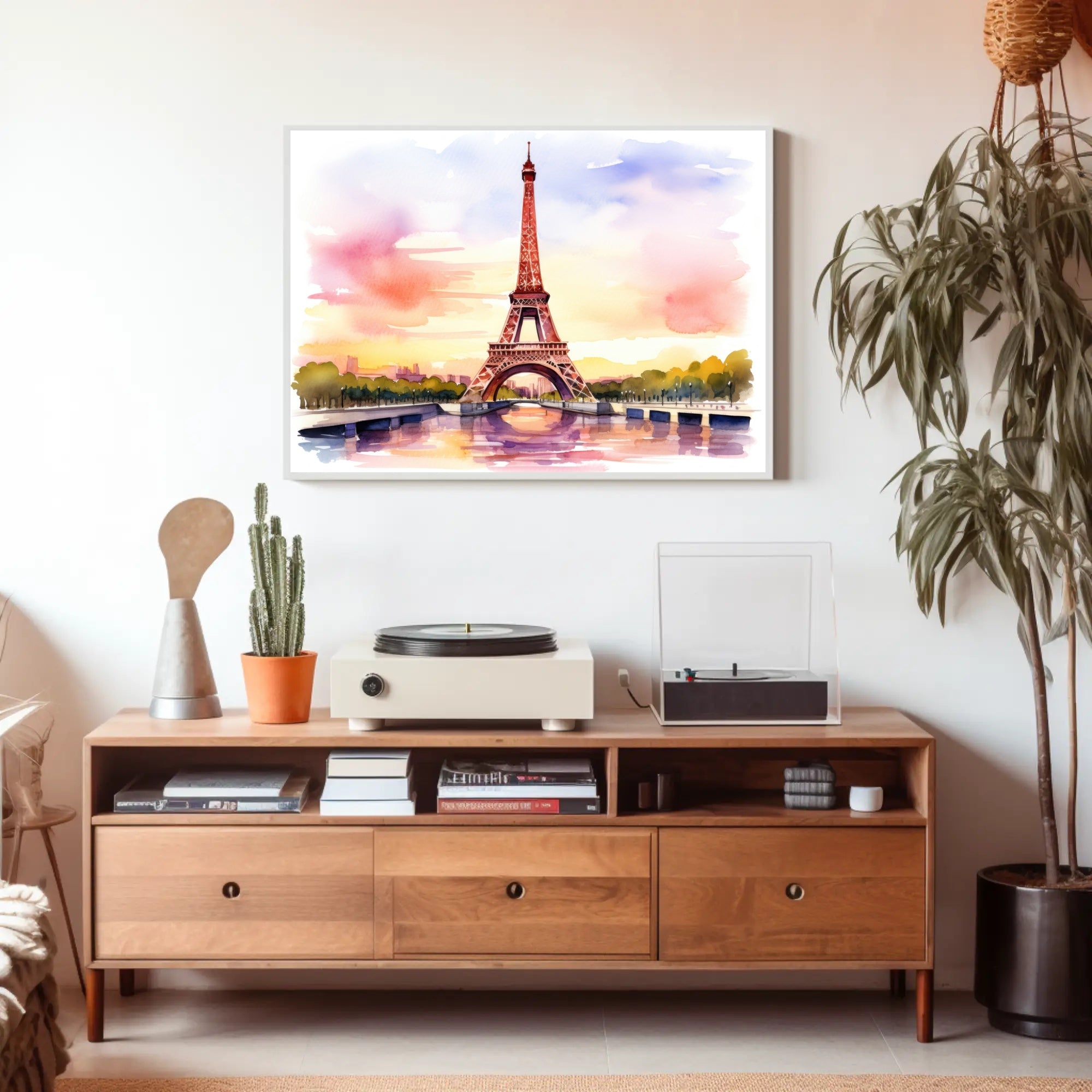 Eiffel Tower at Sunset Poster PosterGoat