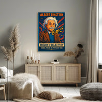 Albert Einstein Theory Of Relativity Poster